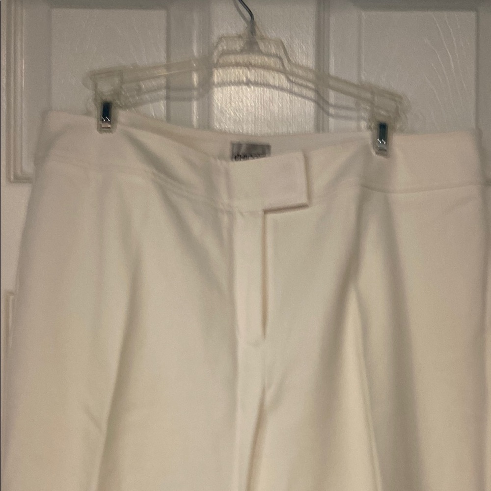 Chico’s Elegant  White Women's Pants NWOT Size 2 Chico’s - Picture 7 of 13
